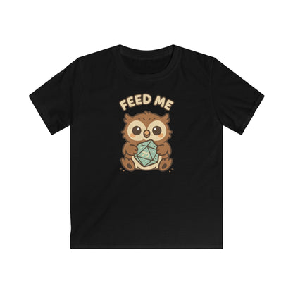 Printify Kids clothes Black / XS Kids D&D Owlbear Feed Me T-Shirt