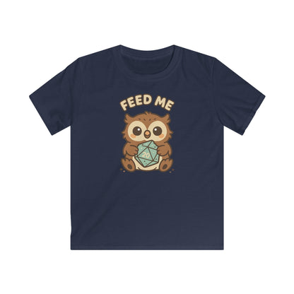 Printify Kids clothes Navy / XS Kids D&D Owlbear Feed Me T-Shirt