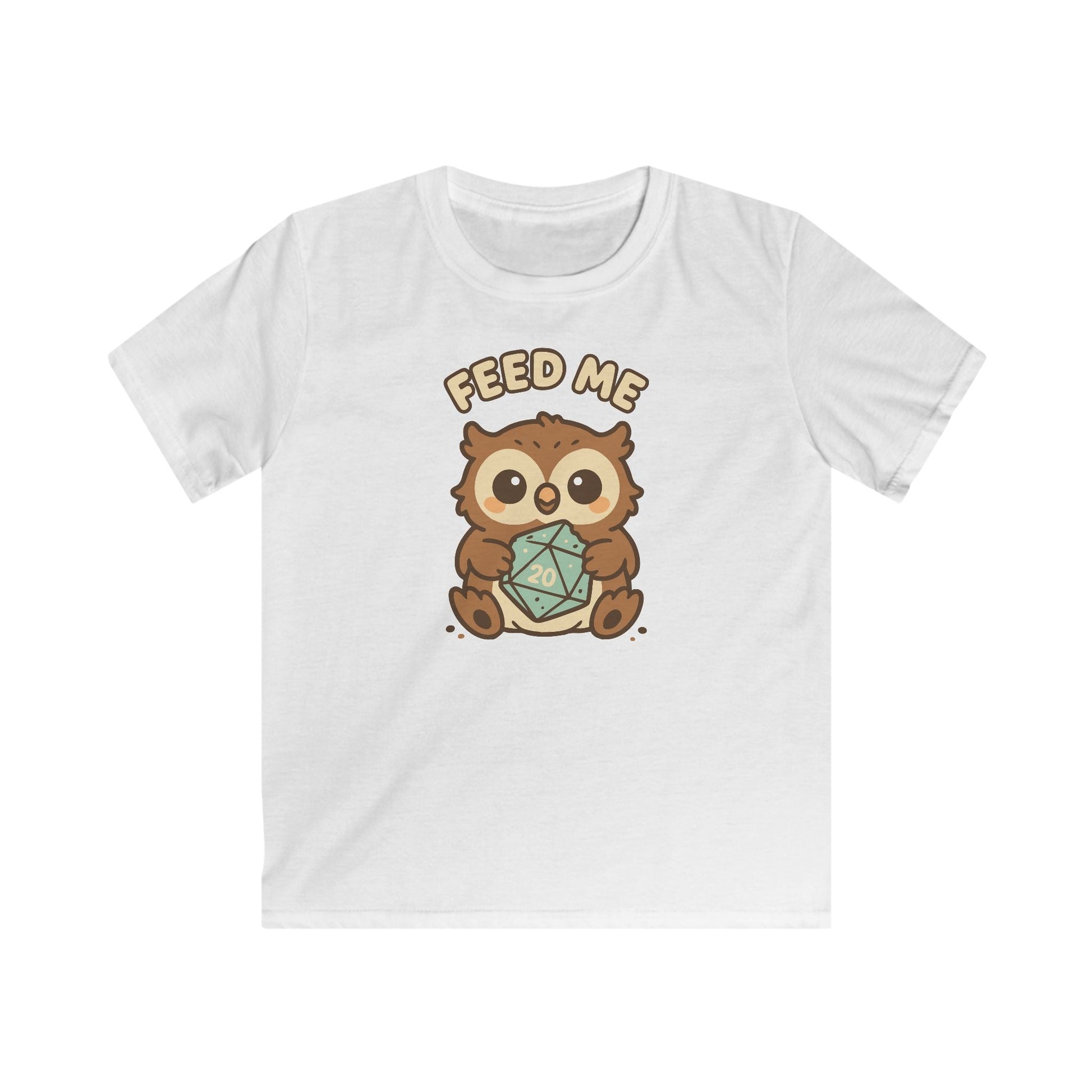 Printify Kids clothes White / XS Kids D&D Owlbear Feed Me T-Shirt