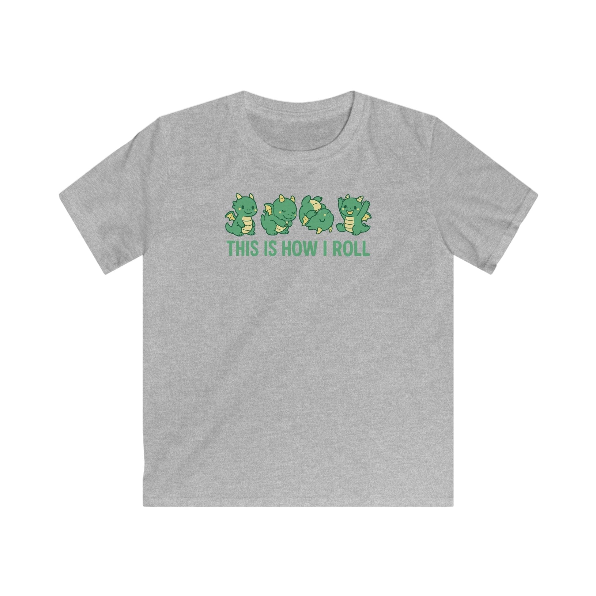 Printify Kids clothes Sport Grey / XS Kids This Is How I Roll Dragon T-Shirt