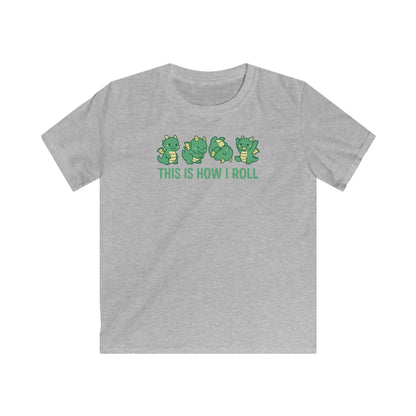 Printify Kids clothes Sport Grey / XS Kids This Is How I Roll Dragon T-Shirt