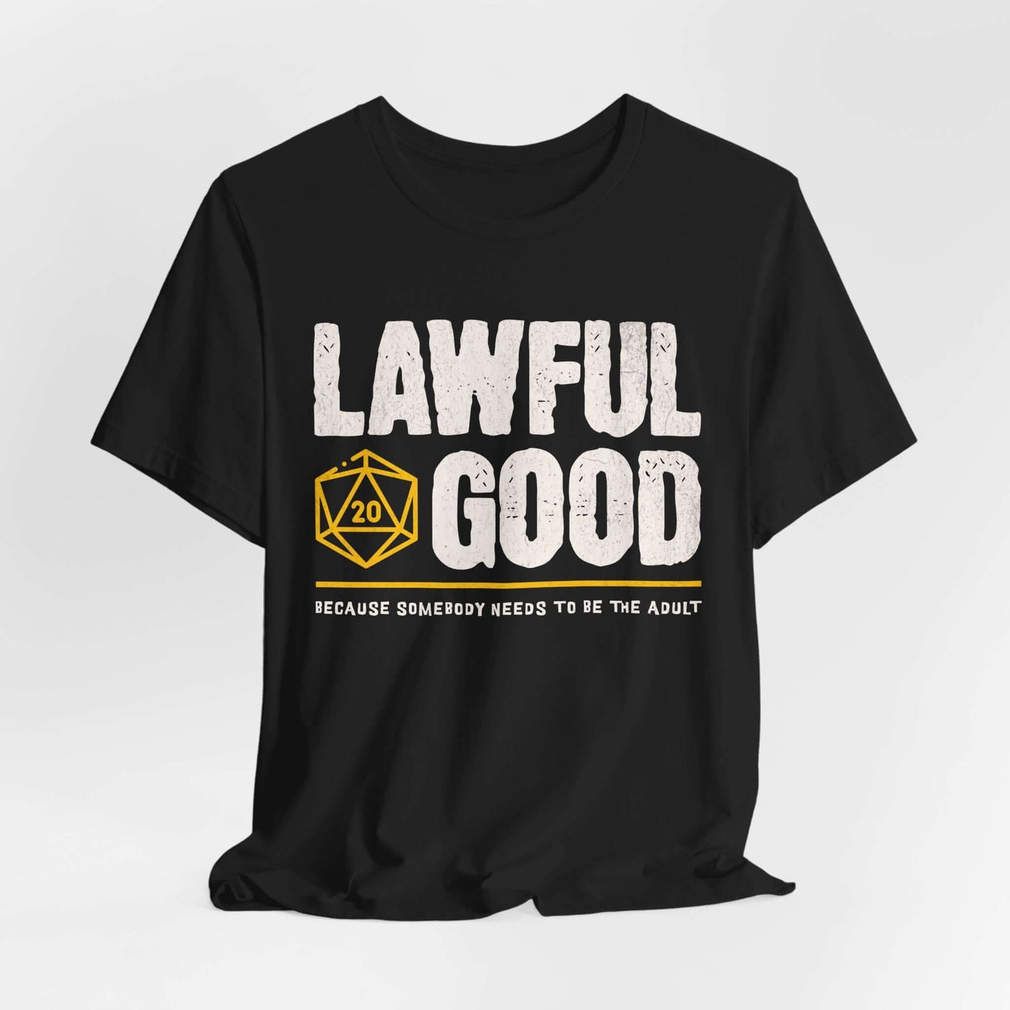 Printify T-Shirt Black / S Lawful Good Shirt - DnD Alignment T-shirt