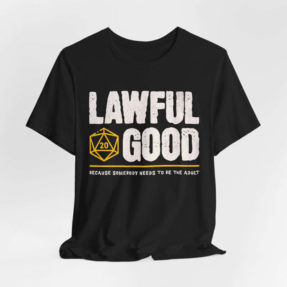 Printify T-Shirt Black / S Lawful Good Shirt - DnD Alignment T-shirt