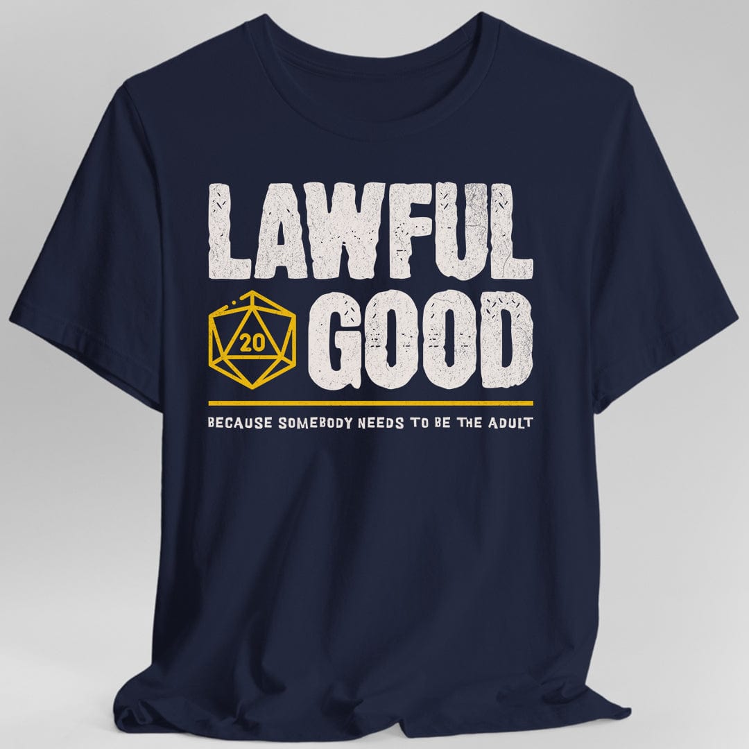 Printify T-Shirt Navy / S Lawful Good Shirt - DnD Alignment T-shirt
