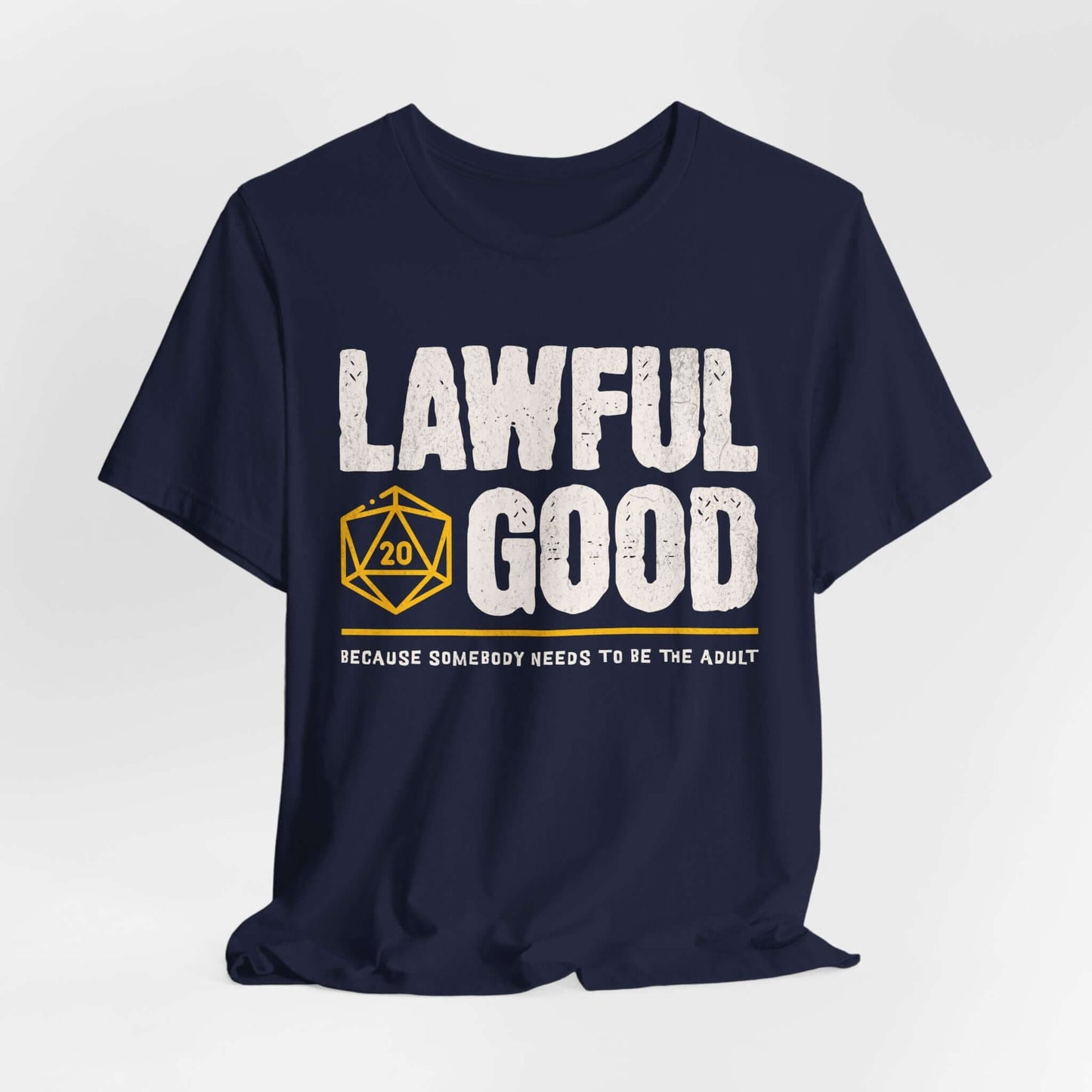 Printify T-Shirt Navy / S Lawful Good Shirt - DnD Alignment T-shirt