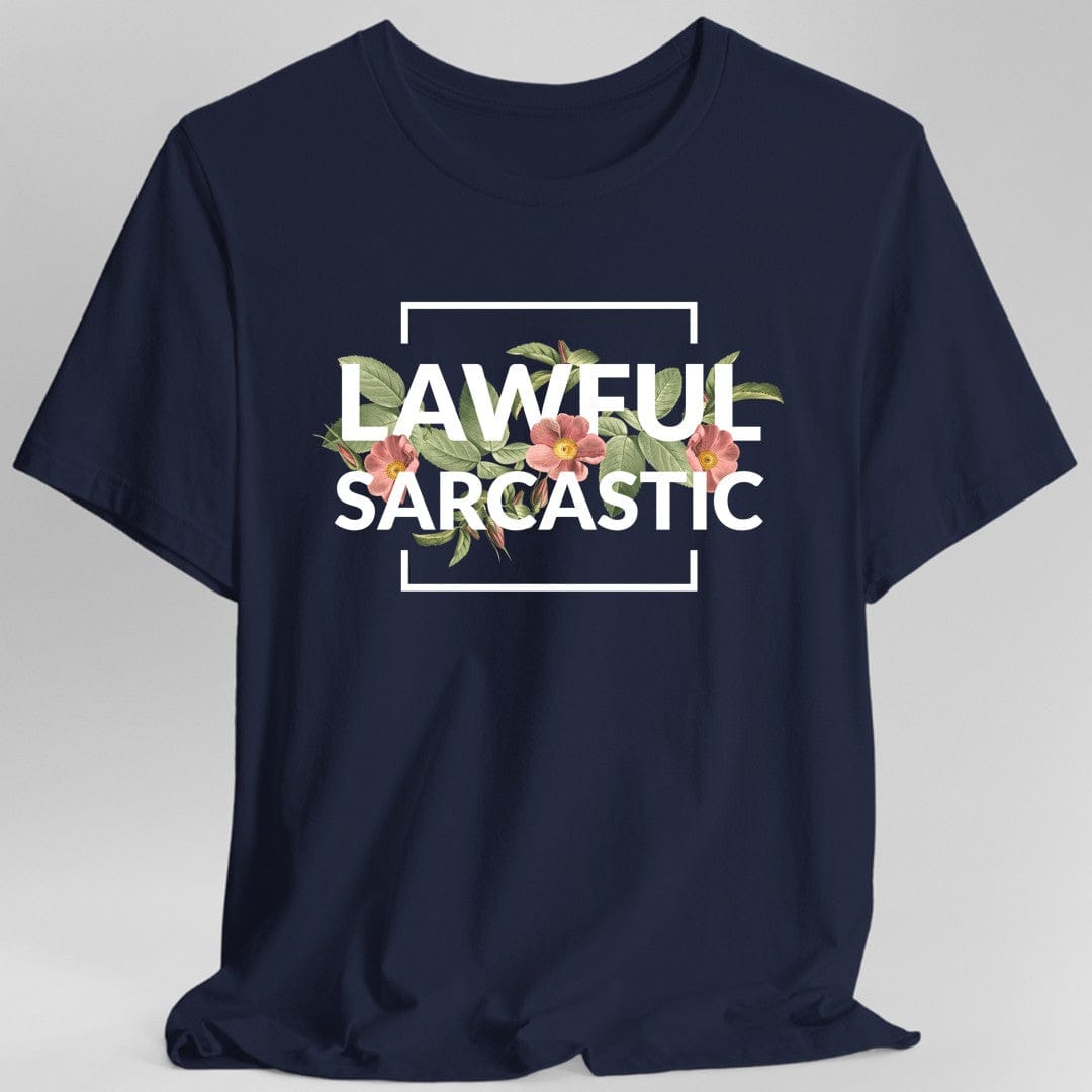 Printify T-Shirt Lawful Sarcastic Alignment T-Shirt