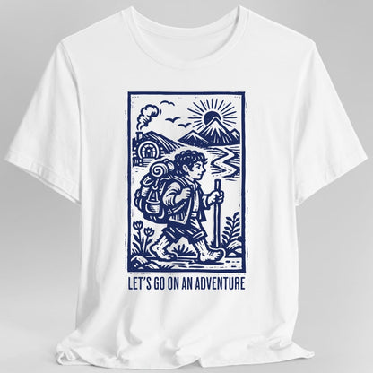 Printify T-Shirt White / S Let's Go On An Adventure Fantasy T-Shirt