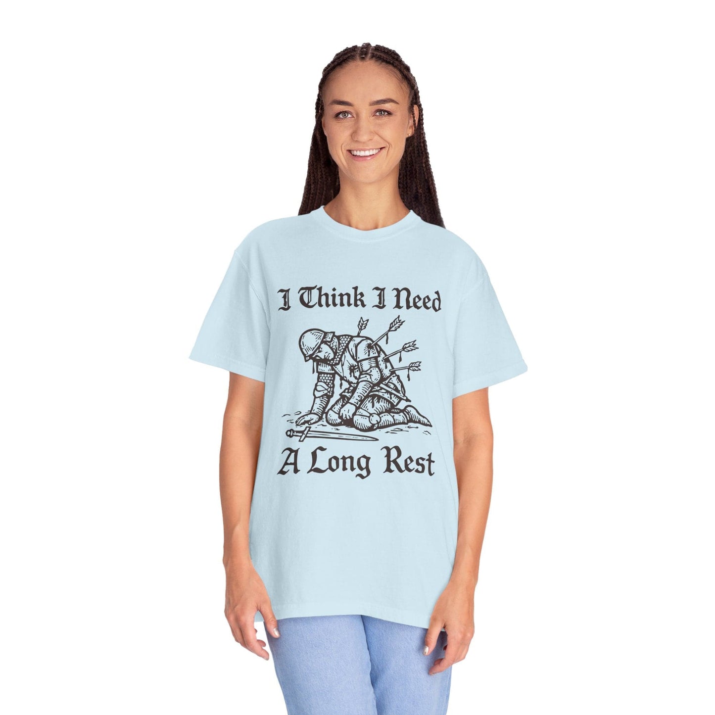 Printify T-Shirt Long Rest D&D T-shirt - Comfort Colors