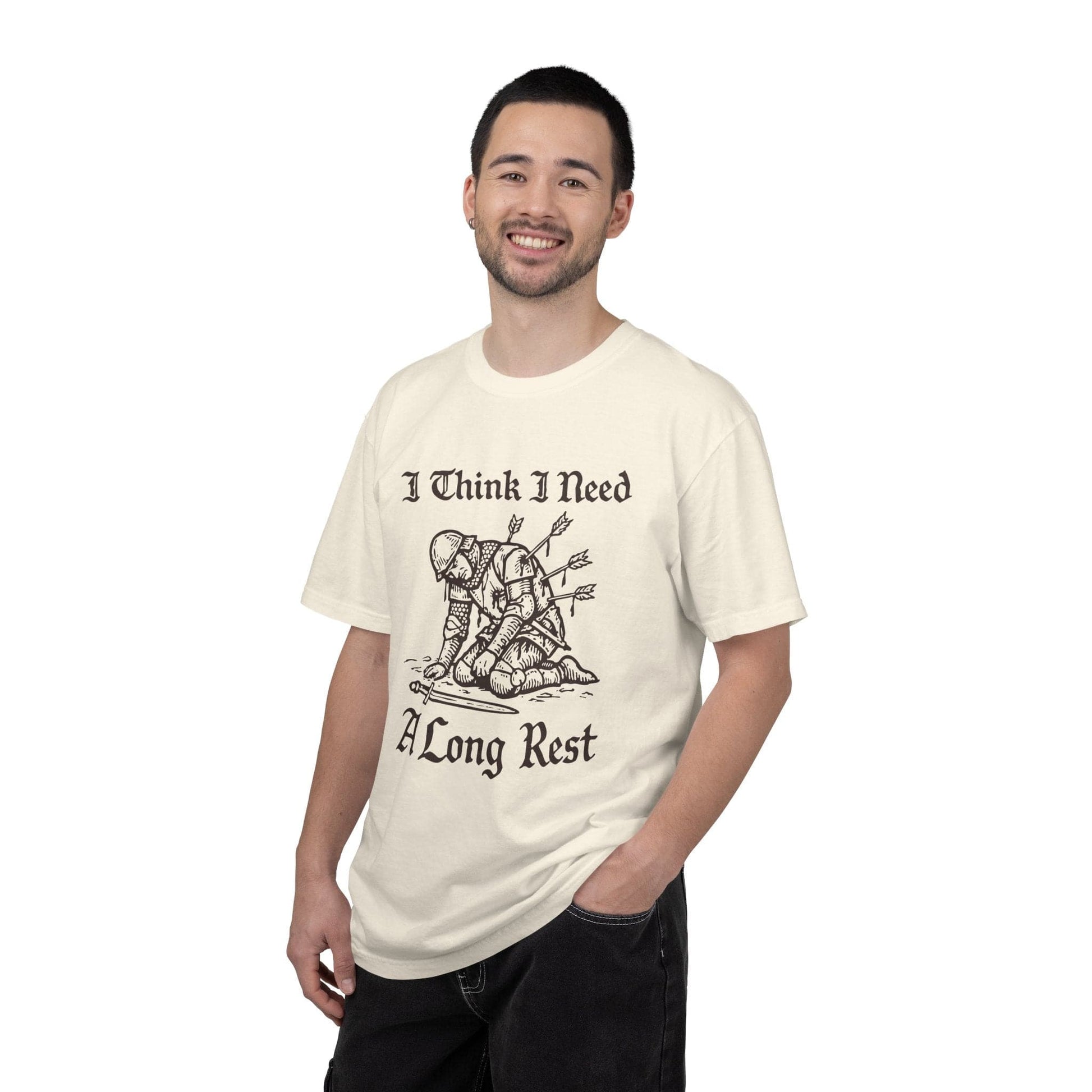 Printify T-Shirt Long Rest D&D T-shirt - Comfort Colors