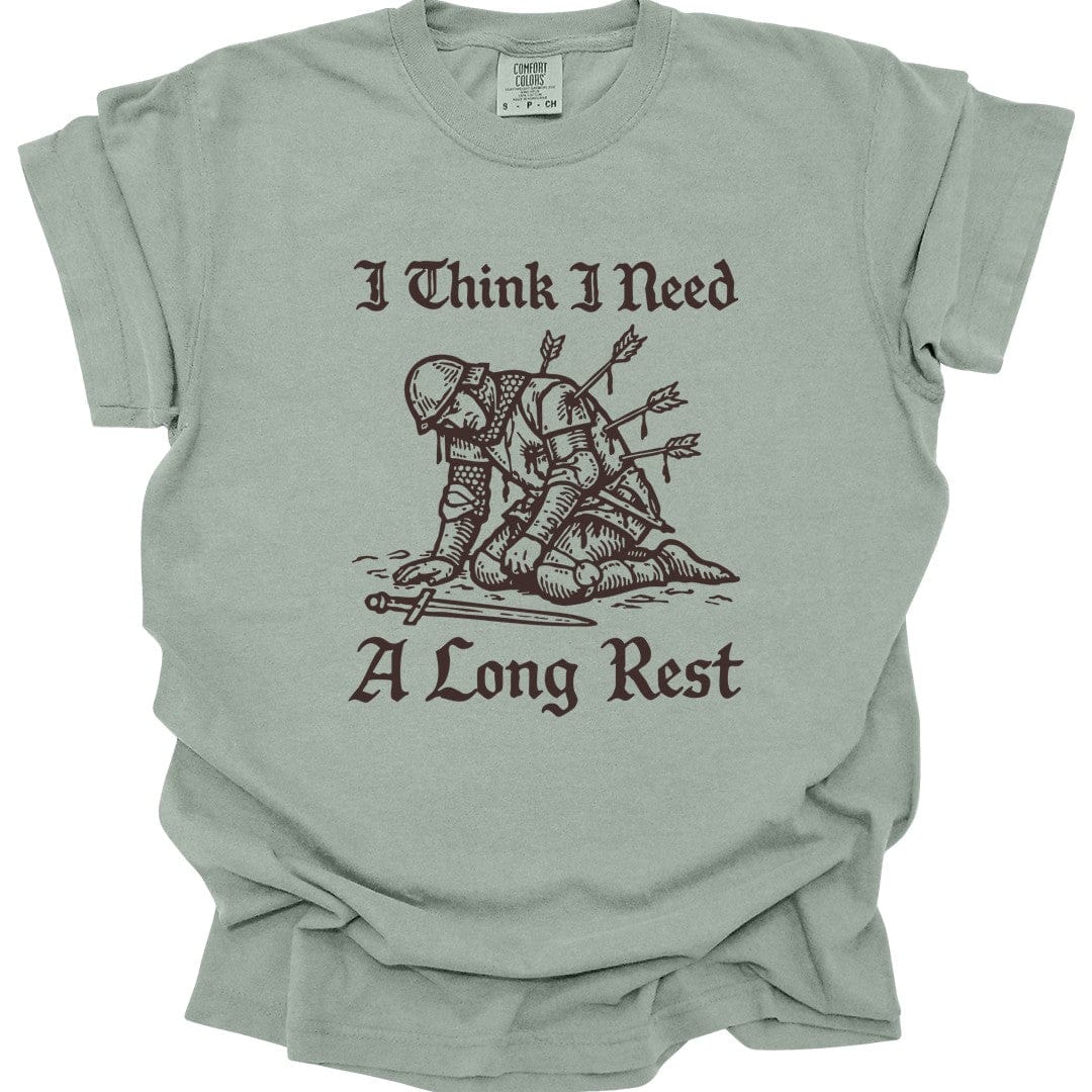 Printify T-Shirt Bay / S Long Rest D&D T-shirt - Comfort Colors