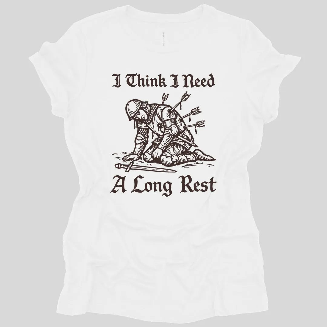 Printify T-Shirt White / S Long Rest D&D Women's T-shirt