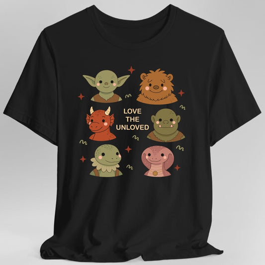 Printify T-Shirt Black / S Love the Unloved T-Shirt