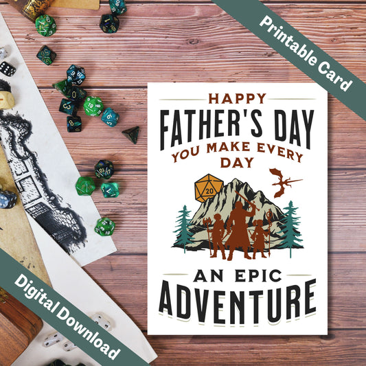 DnD Mother's Day Card - Digital Download