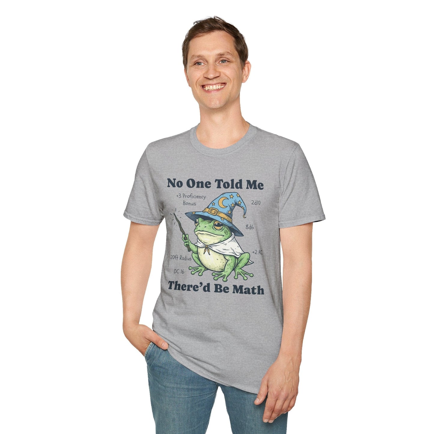 Printify T-Shirt Math D&D T-Shirt
