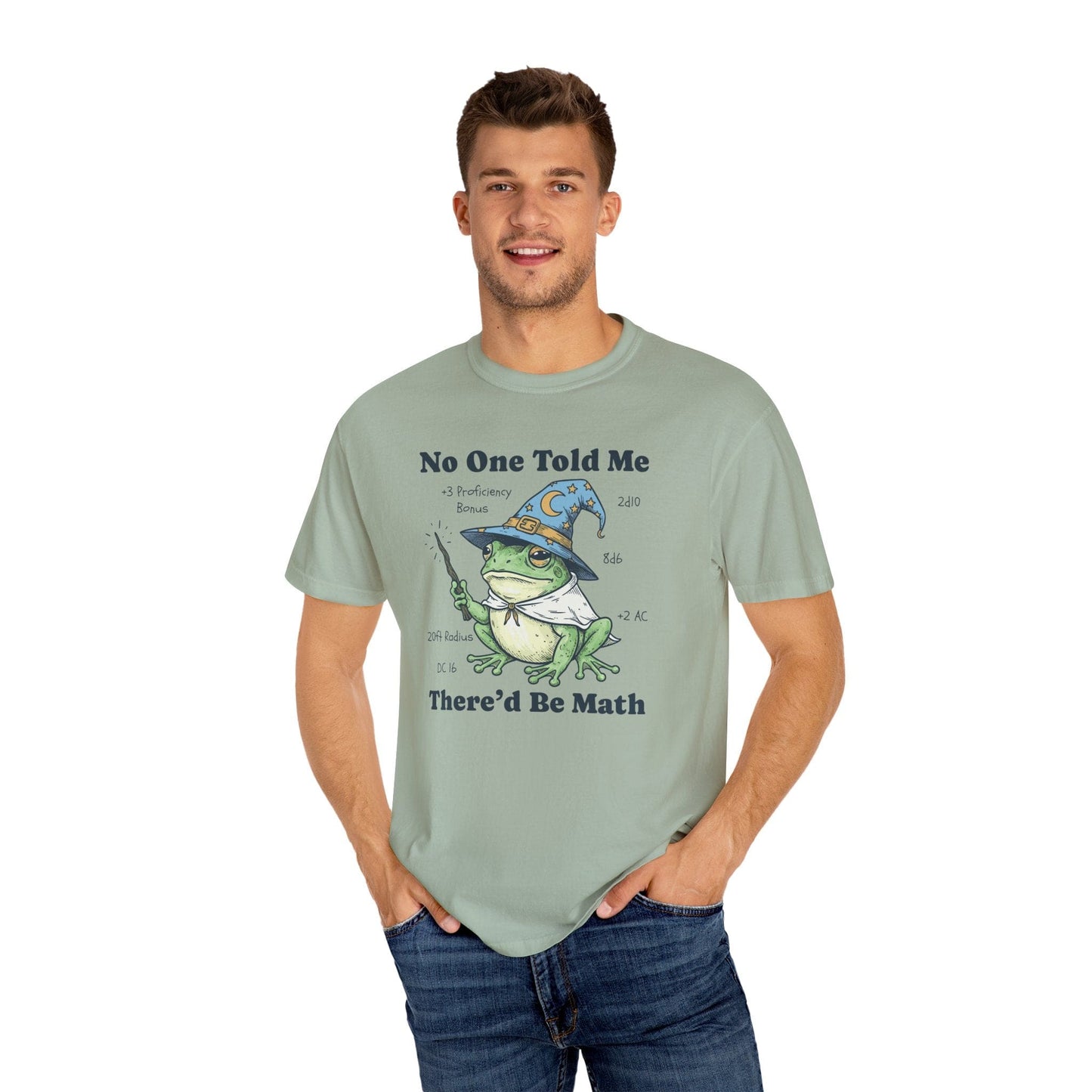 Printify T-Shirt Math D&D T-Shirt - Comfort Colors