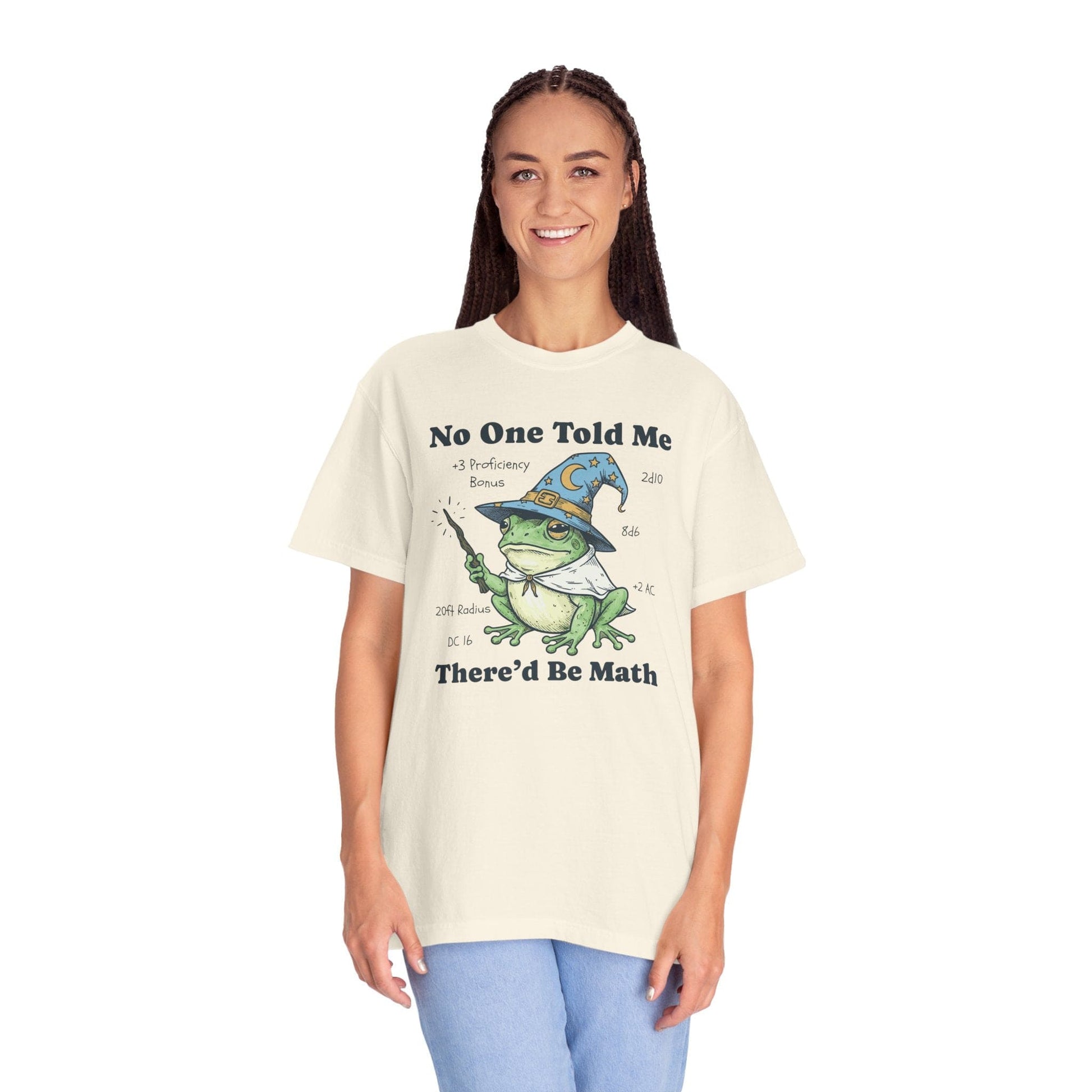 Printify T-Shirt Math D&D T-Shirt - Comfort Colors
