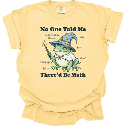 Printify T-Shirt Banana / S Math D&D T-Shirt - Comfort Colors