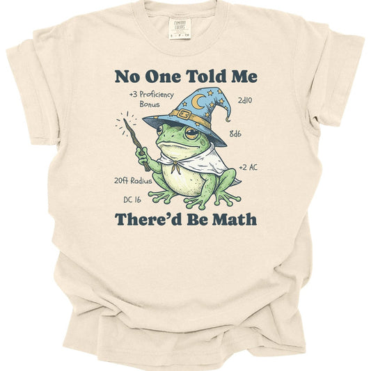 Printify T-Shirt Ivory / S Math D&D T-Shirt - Comfort Colors