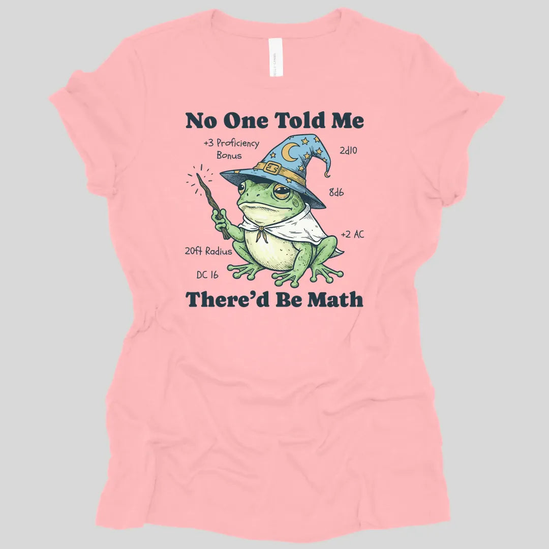 Printify T-Shirt Pink / S Math D&D Women's T-shirt