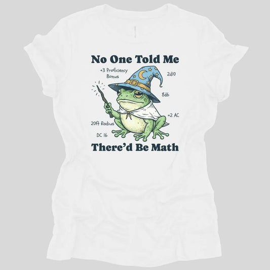 Printify T-Shirt White / S Math D&D Women's T-shirt