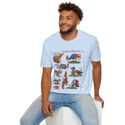 Printify T-Shirt Medieval Bestiary T-Shirt