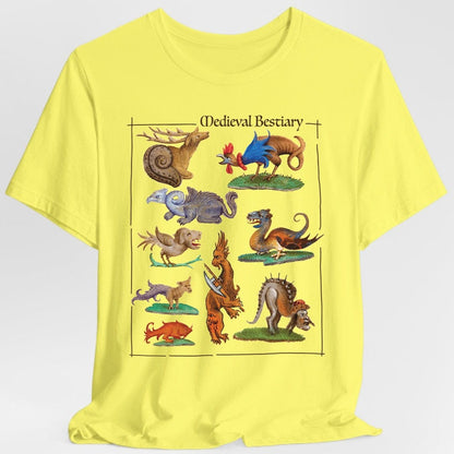Printify T-Shirt Cornsilk / S Medieval Bestiary T-Shirt
