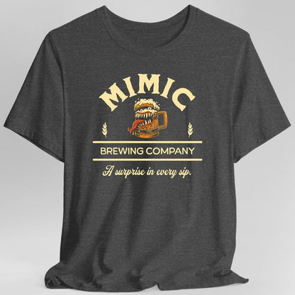 Printify T-Shirt Dark Heather / S Mimic Brewing Company Shirt
