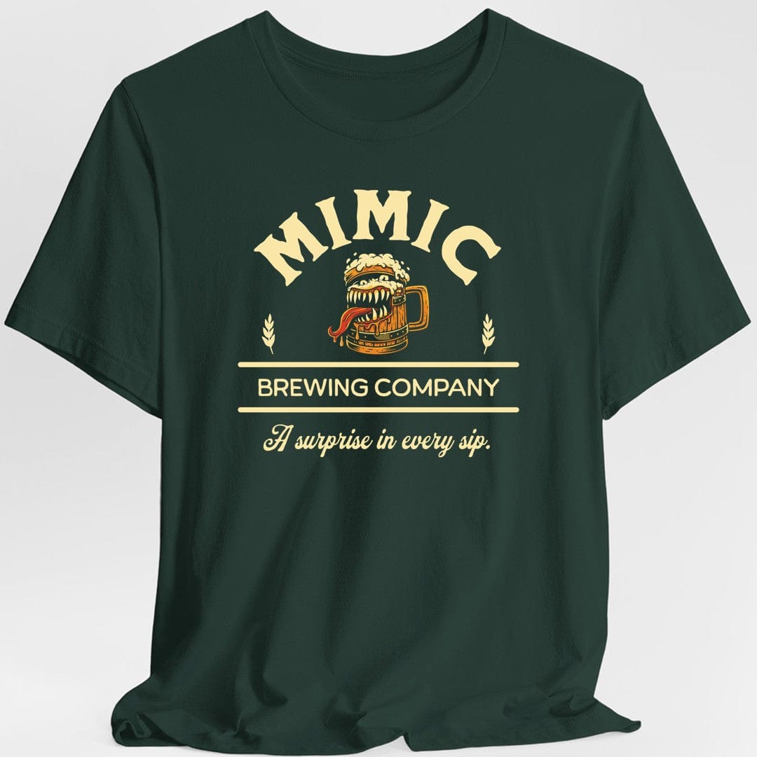 Printify T-Shirt Forest Green / S Mimic Brewing Company Shirt