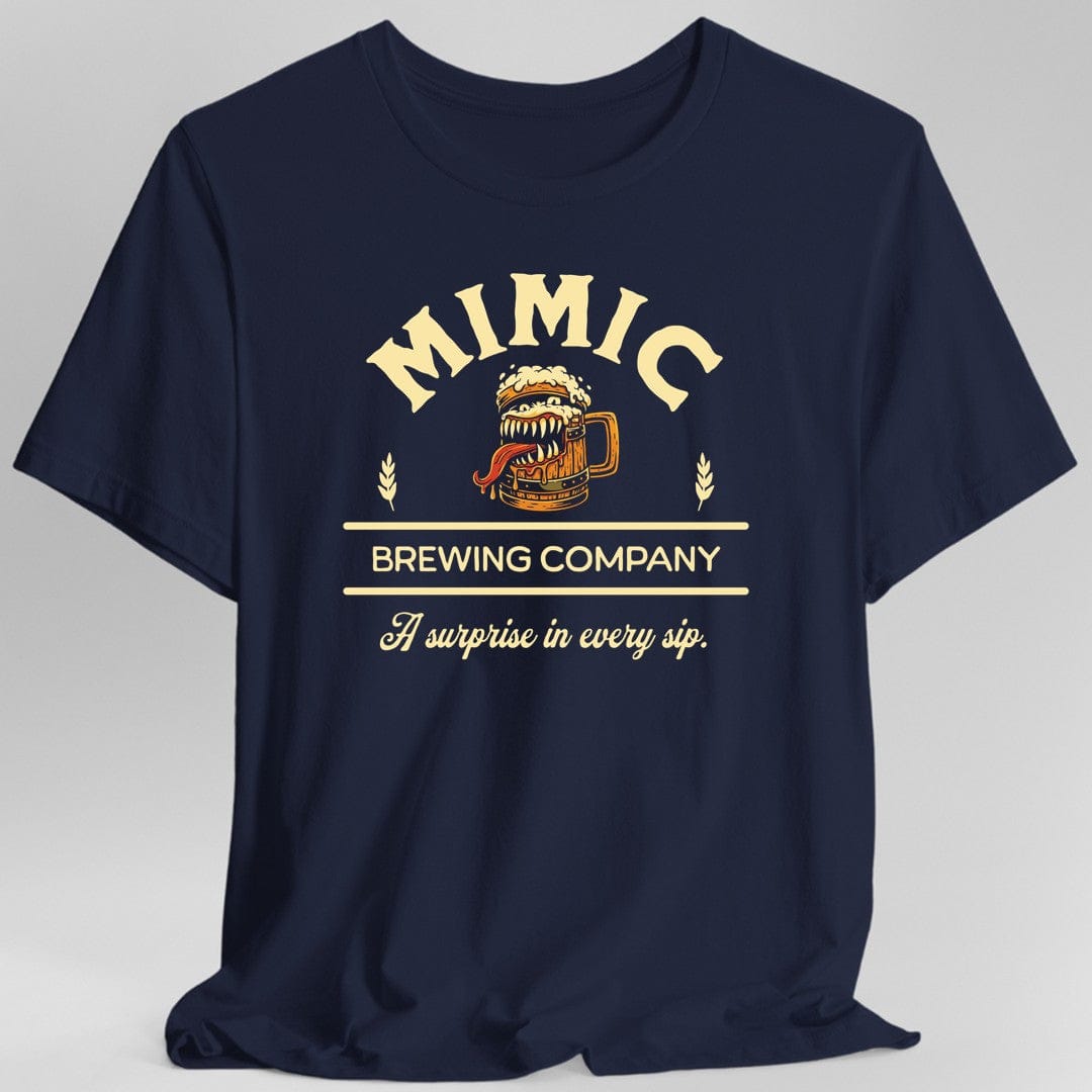Printify T-Shirt Navy / S Mimic Brewing Company Shirt