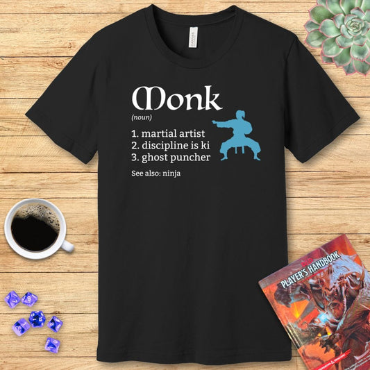 Printify T-Shirt Monk Class Definition T-Shirt