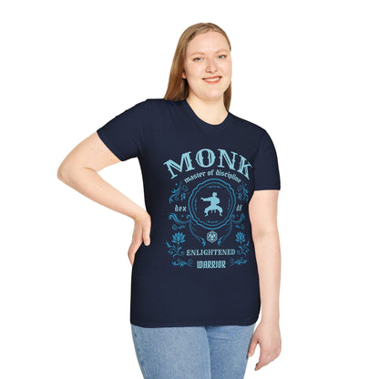 Printify T-Shirt Monk Class Vintage Label T-Shirt