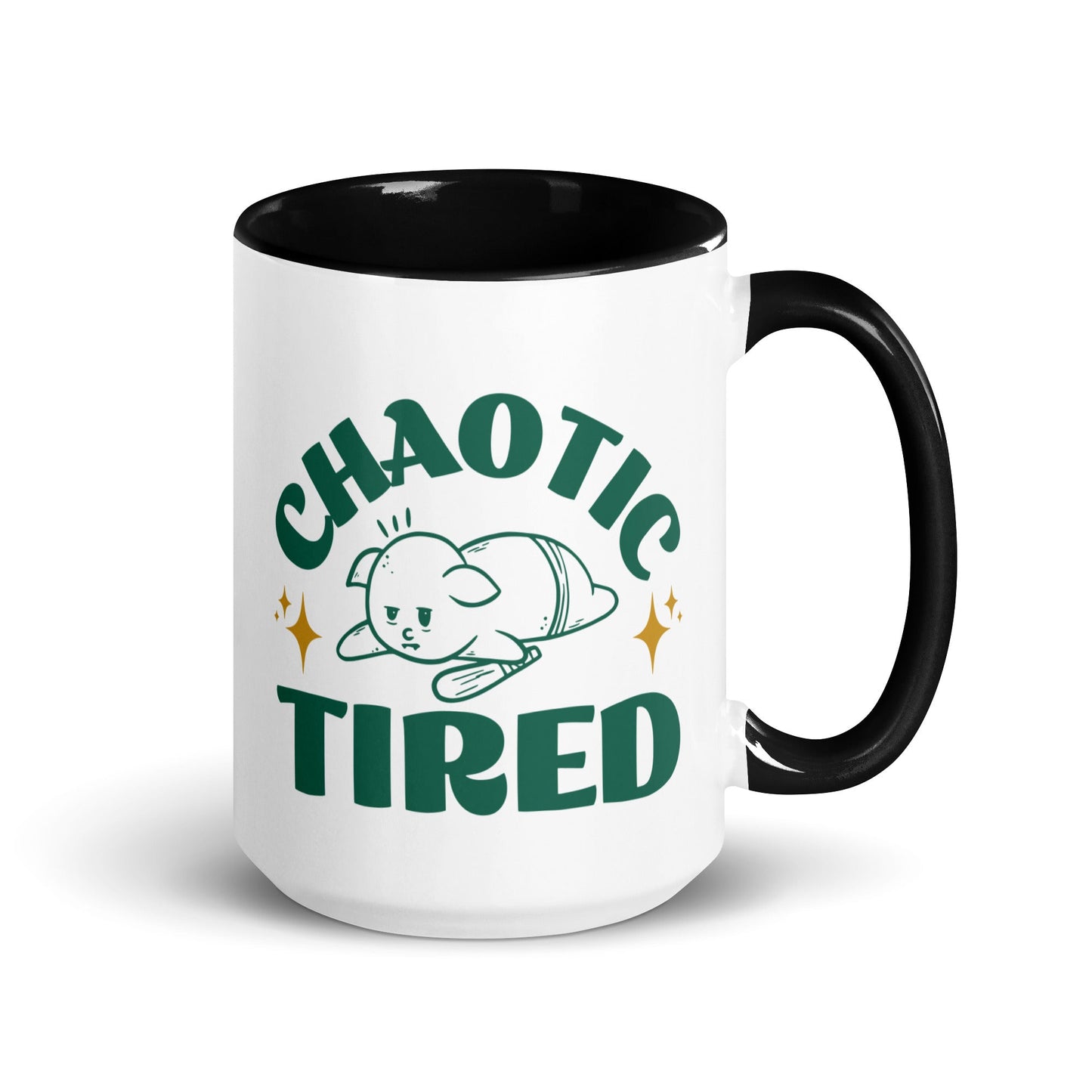 Chaotic Tired Mug - Funny Coffee Mug for Tired Goblins Mug Black / 15 oz