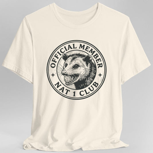 Printify T-Shirt Natural / S Nat 1 Club T-Shirt