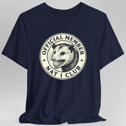 Printify T-Shirt Navy / S Nat 1 Club T-Shirt