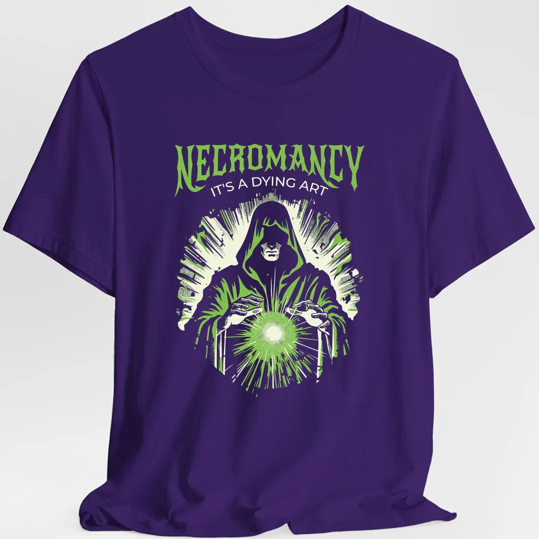Printify T-Shirt Purple / S Necromancy It's a Dying Art T-Shirt