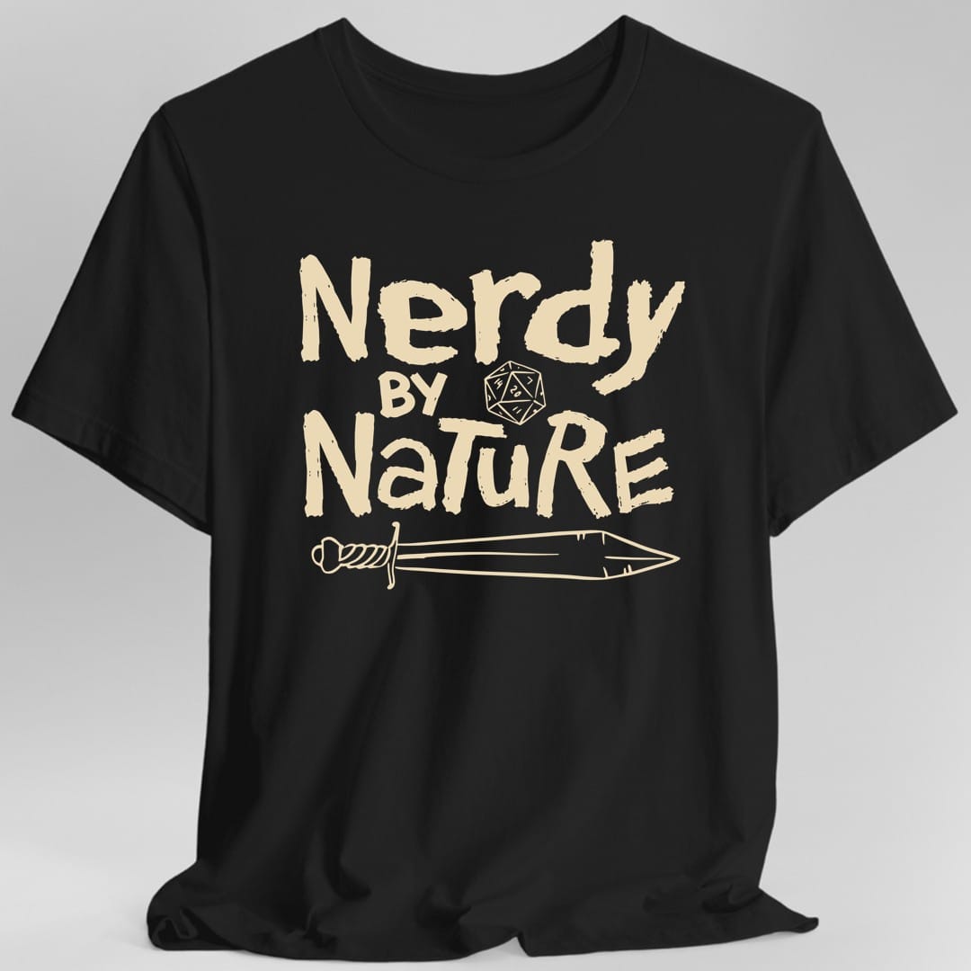 Printify T-Shirt Black / S Nerdy By Nature T-Shirt
