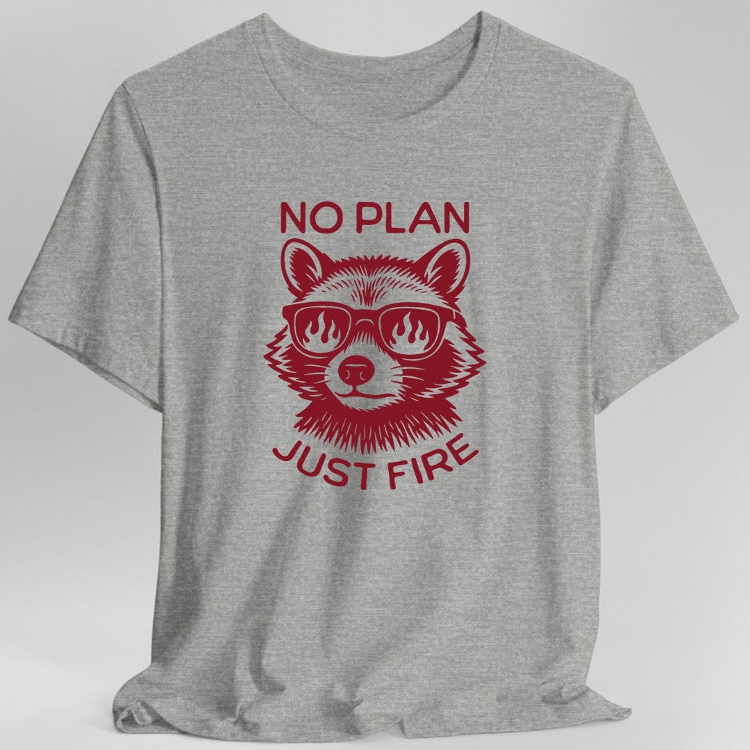 Printify T-Shirt Sport Grey / S No Plan Just Fire DnD T-shirt