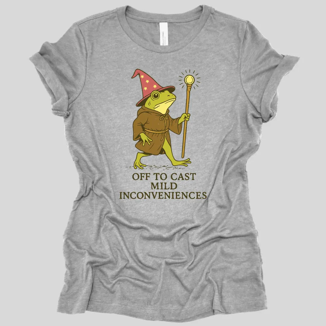 Printify T-Shirt Athletic Heather / S Off to Cast Mild Inconveniences Women's T-shirt