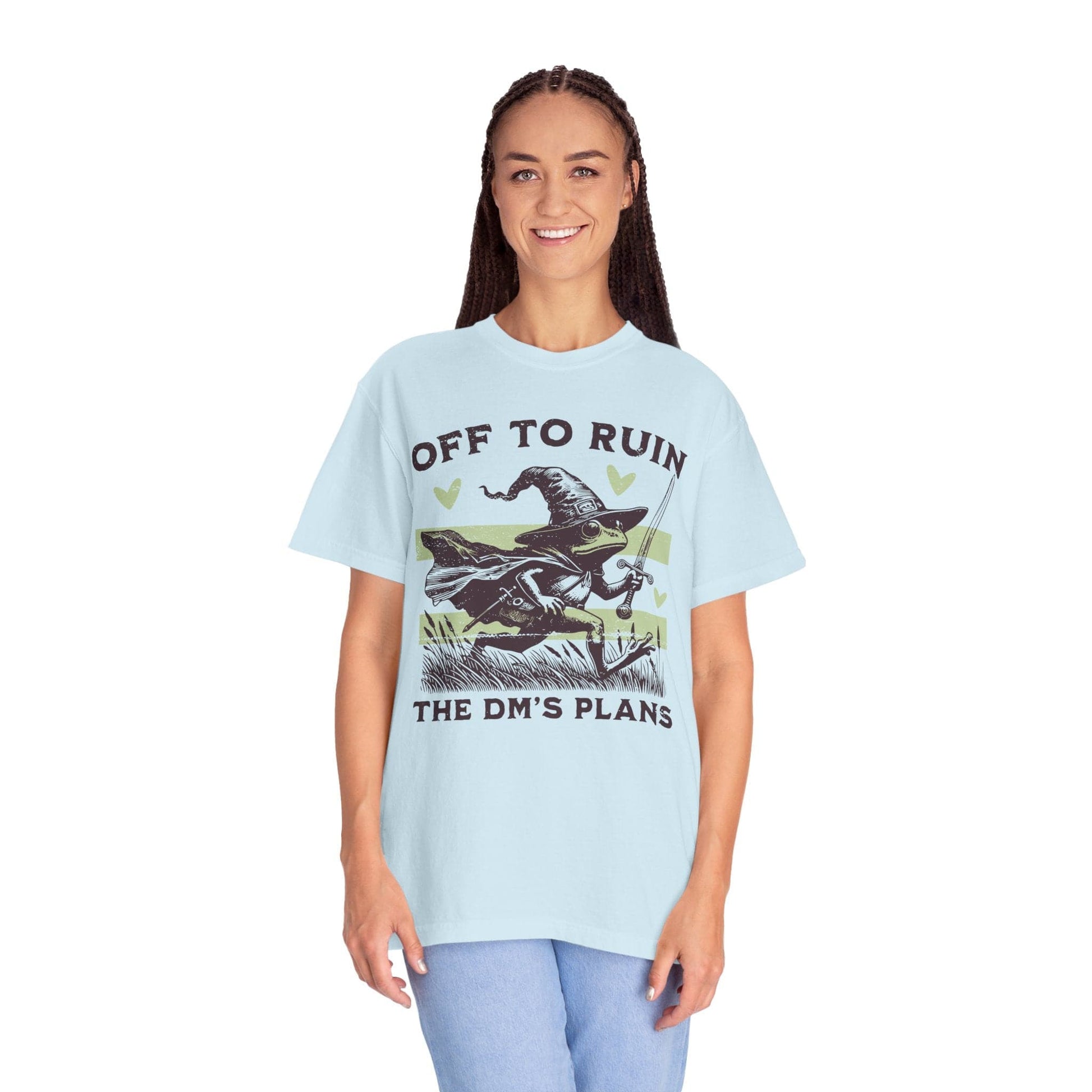 Printify T-Shirt Off to Ruin the DM’s Plans - Comfort Colors