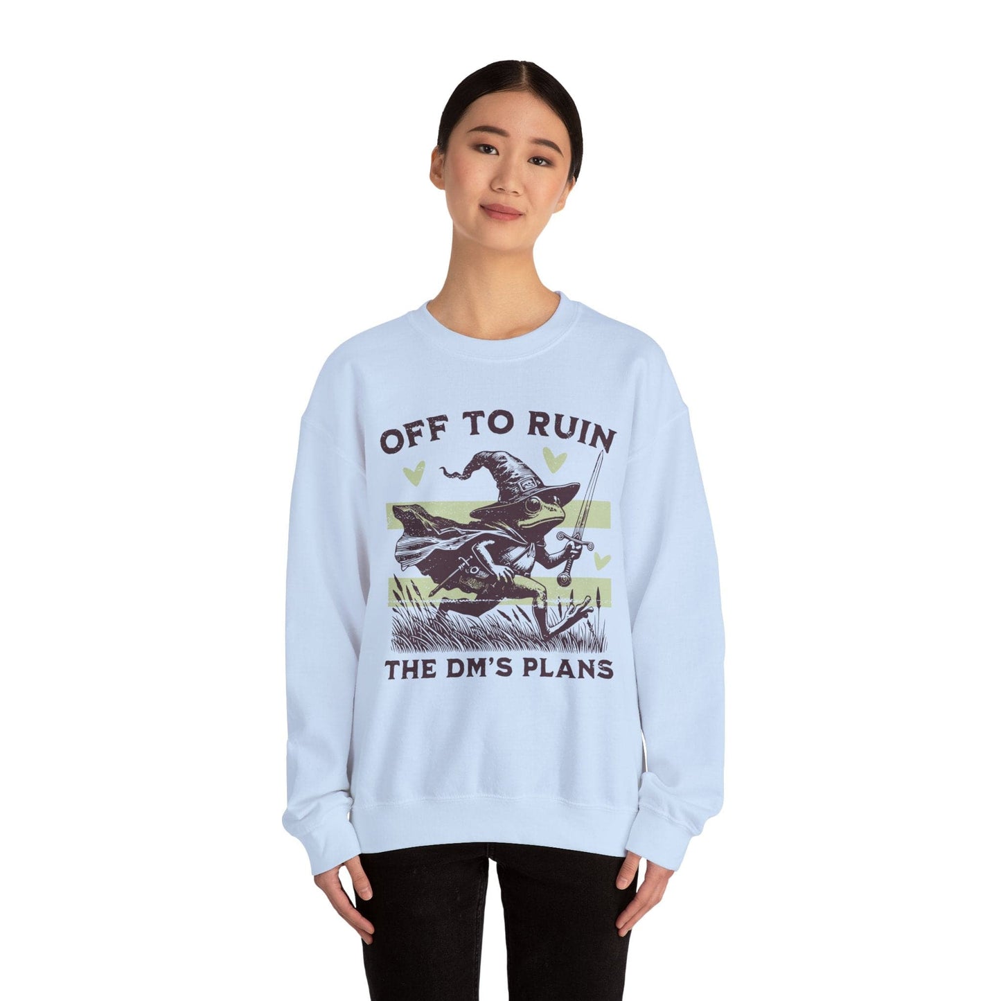 Printify Sweatshirt Off to Ruin the DM’s Plans Sweatshirt