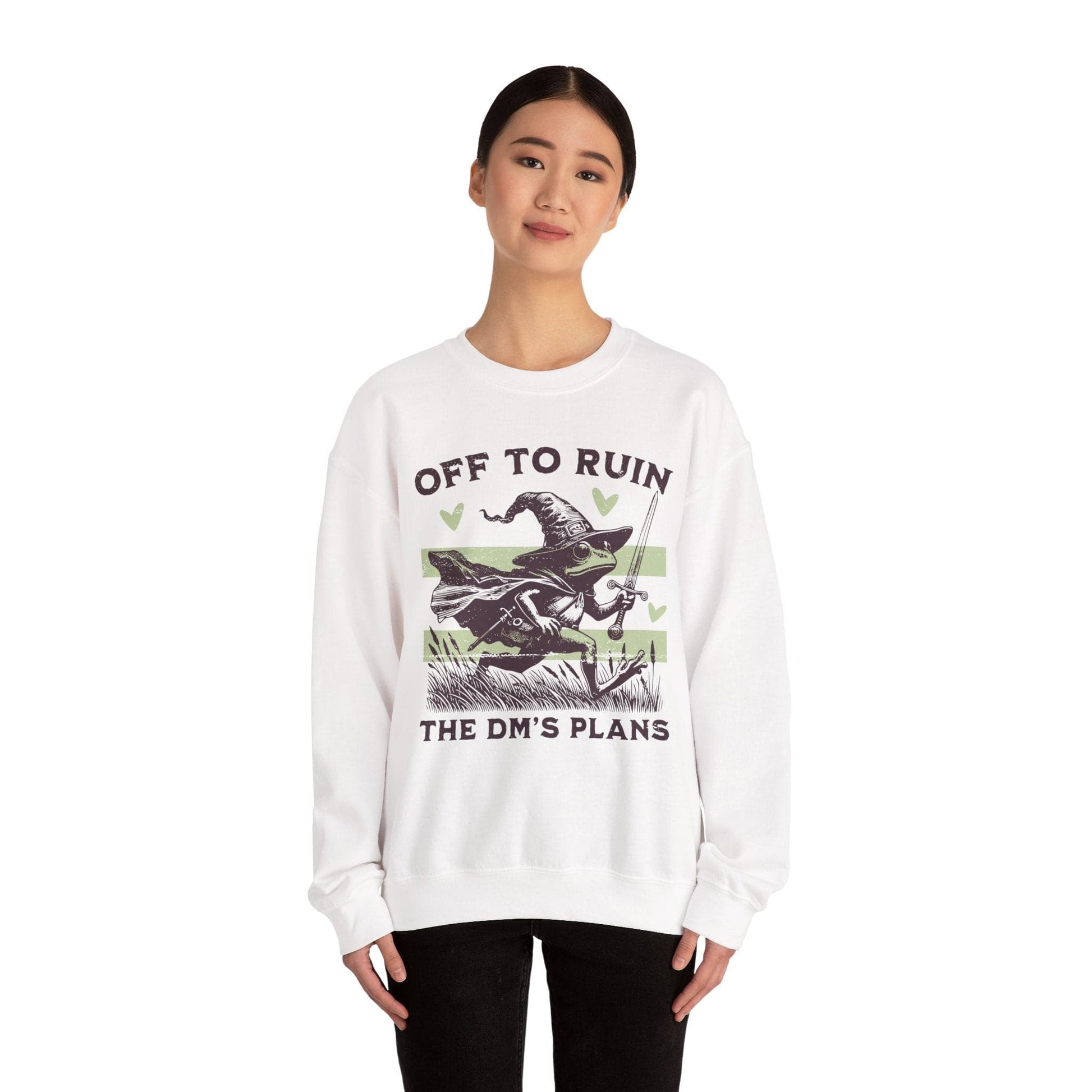 Printify Sweatshirt Off to Ruin the DM’s Plans Sweatshirt