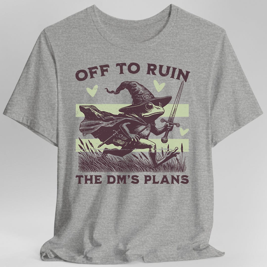 Printify T-Shirt Sport Grey / S Off to Ruin the DM’s Plans T-shirt