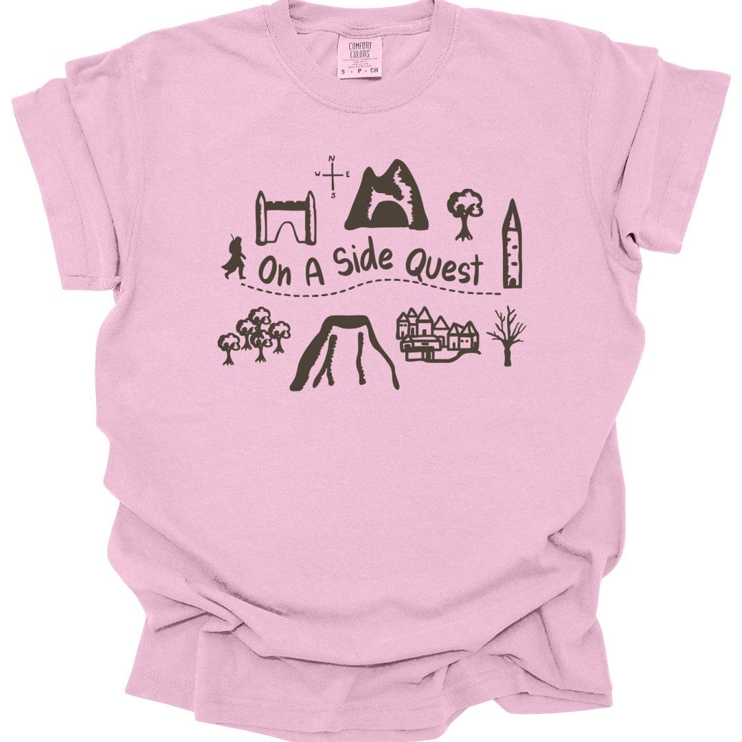 Printify T-Shirt Blossom / S On A Side Quest T-Shirt - Comfort Colors