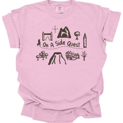Printify T-Shirt Blossom / S On A Side Quest T-Shirt - Comfort Colors