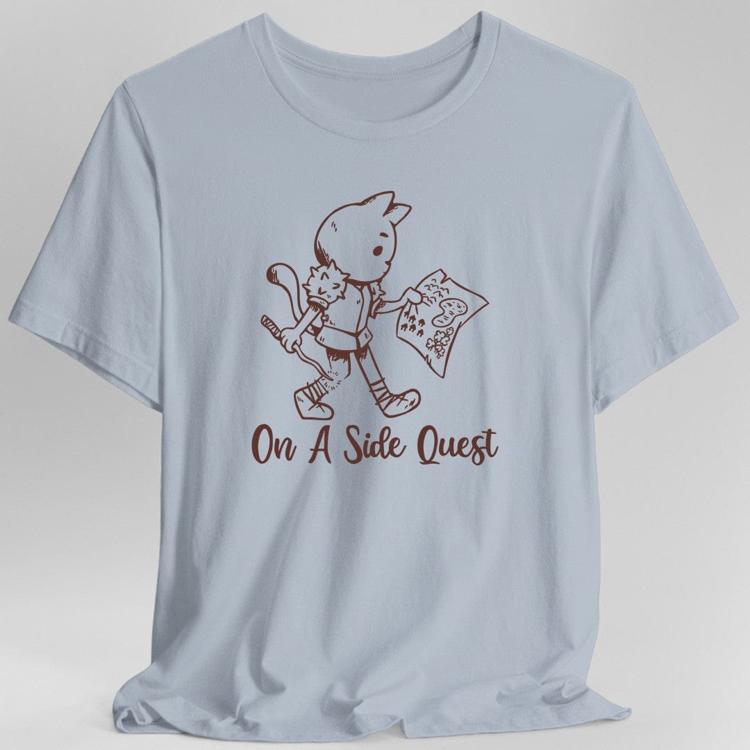 Printify T-Shirt Light Blue / S On A Side Quest T-Shirt