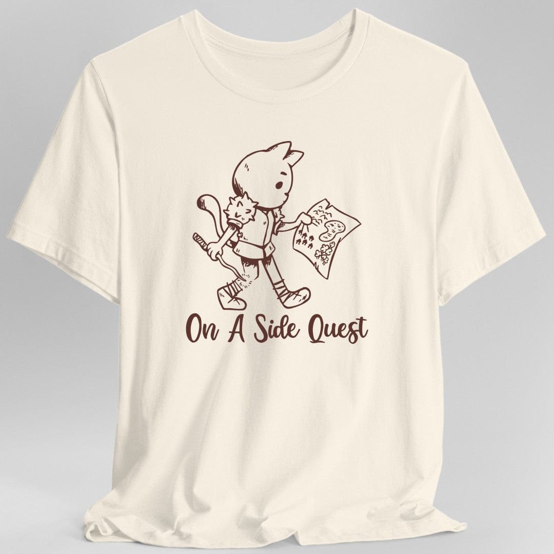Printify T-Shirt Natural / S On A Side Quest T-Shirt
