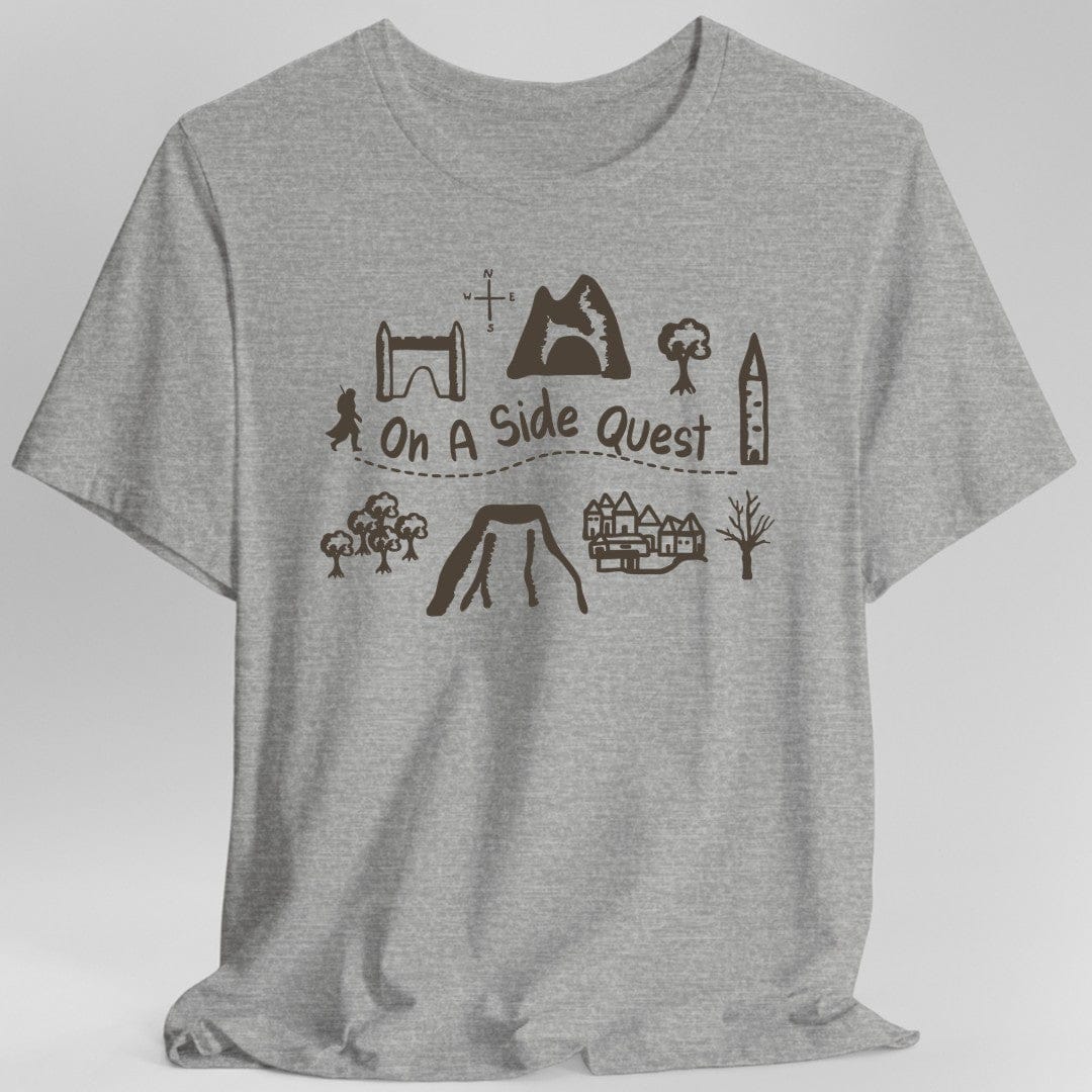 Printify T-Shirt Sport Grey / S On A Side Quest T-Shirt