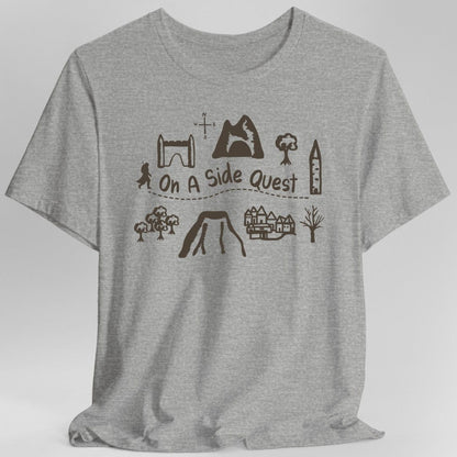 Printify T-Shirt Sport Grey / S On A Side Quest T-Shirt