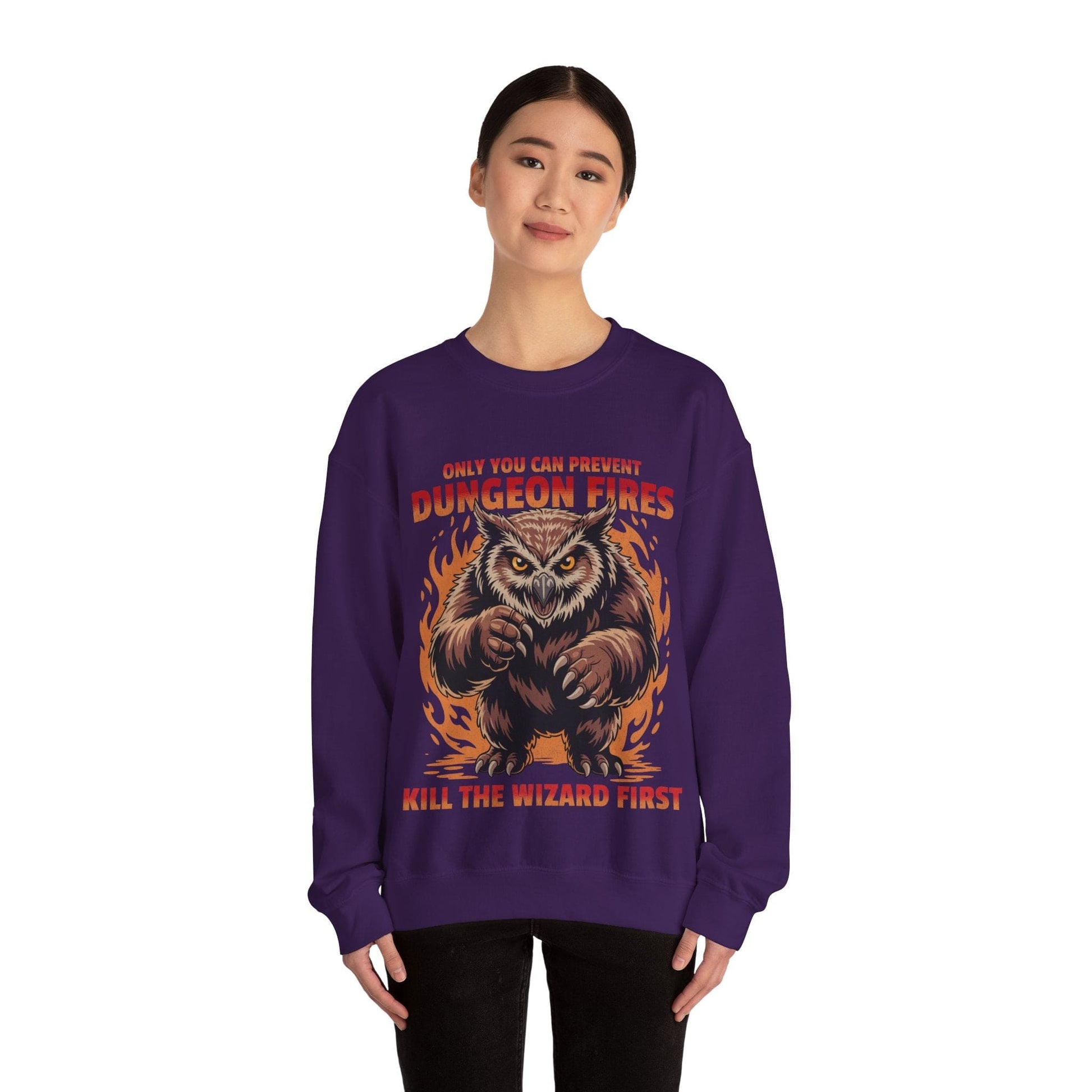 Printify Sweatshirt Only You Can Prevent Dungeon Fires Funny D&D Sweatshirt