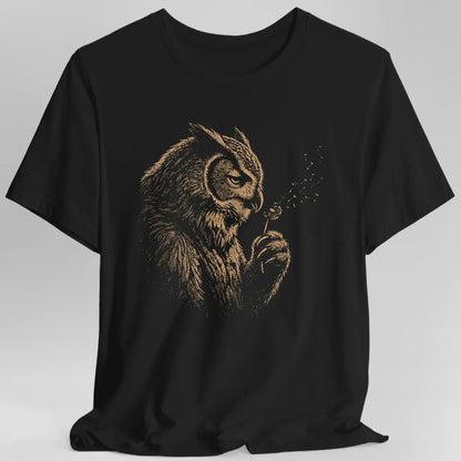 Printify T-Shirt Black / S Owlbear Dandelion T-Shirt
